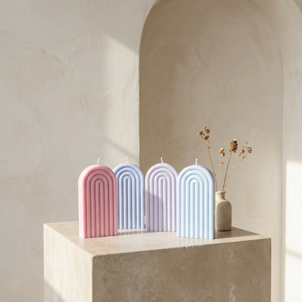 Rainbow Arch Candle