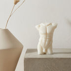Male Torso Candle