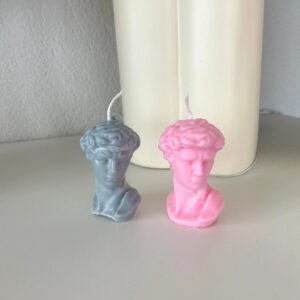 Michelangelo's David candle