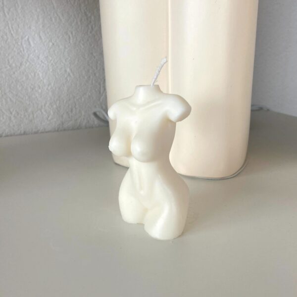 Female torso candle