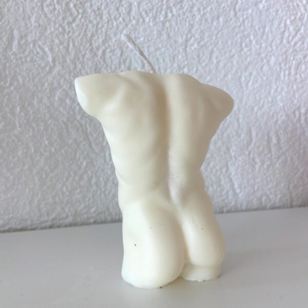 Male torso candle