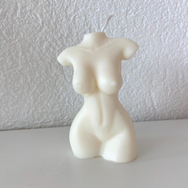 Female torso candle