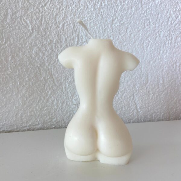 Female torso candle